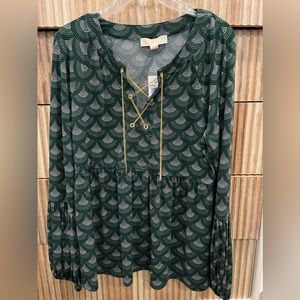 NWT Michael Kors Women Blouse Size Large